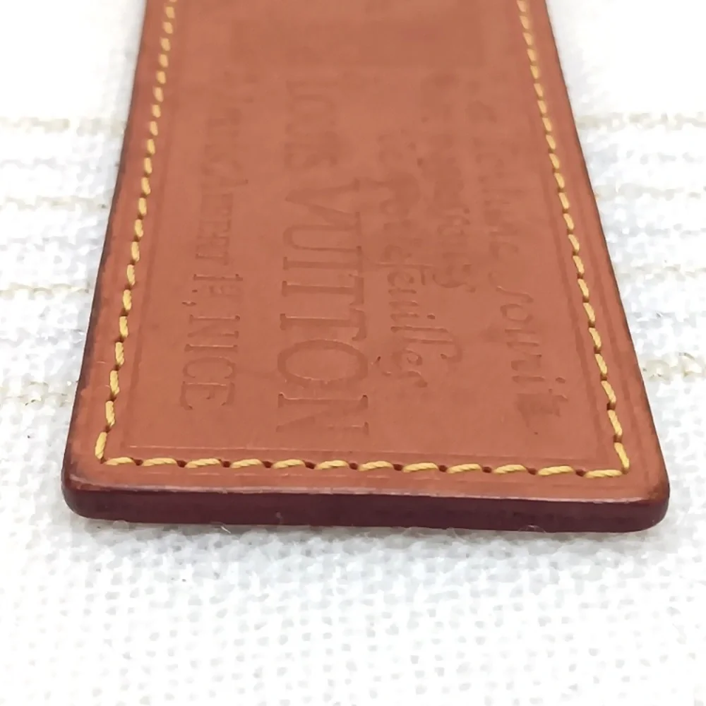 Louis Vuitton Vachetta Leather Porte Clefs Fortune Key Chain Gold H/W Key Ring - Picture 5 of 5